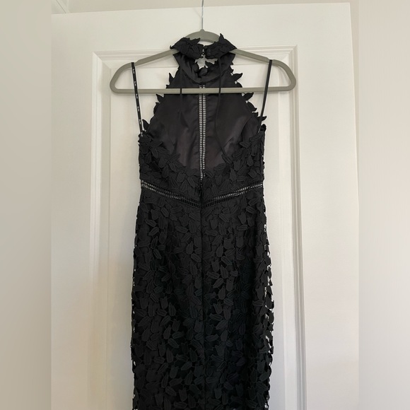 Bardot Gemma Halter Lace Sheath Dress - Picture 2 of 3